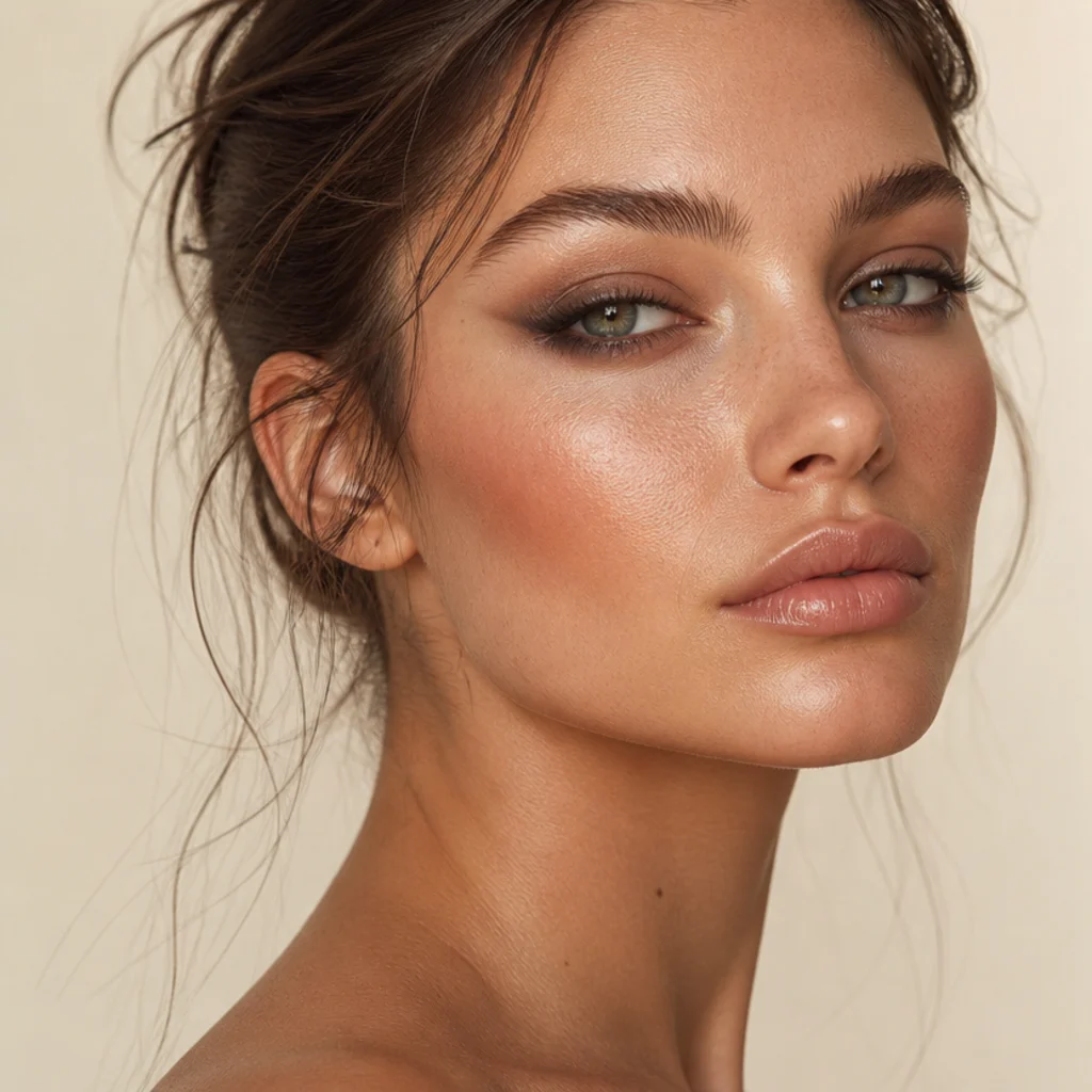 Hybrid look combining a lifted foxy liner with softly smoked siren shadow diffused at the outer corner